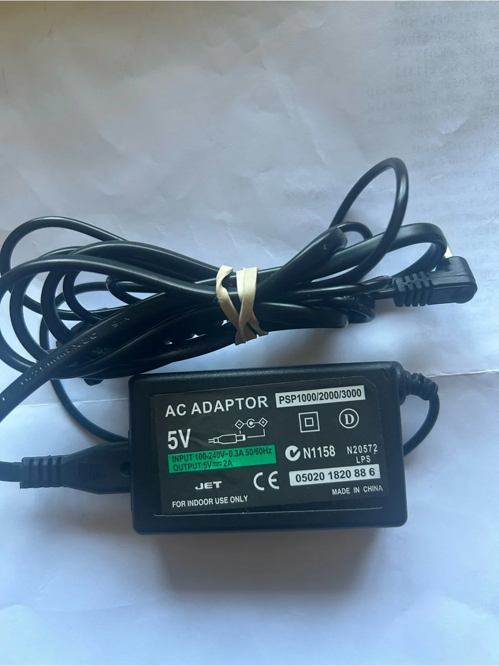 Genuine Sony PSP-100 charger power adapter Sony PSP 1001 2001 3001